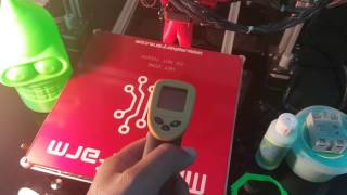 Makerfarm I3V 12In Heatup Time Vs Flashforge Creator Pro.