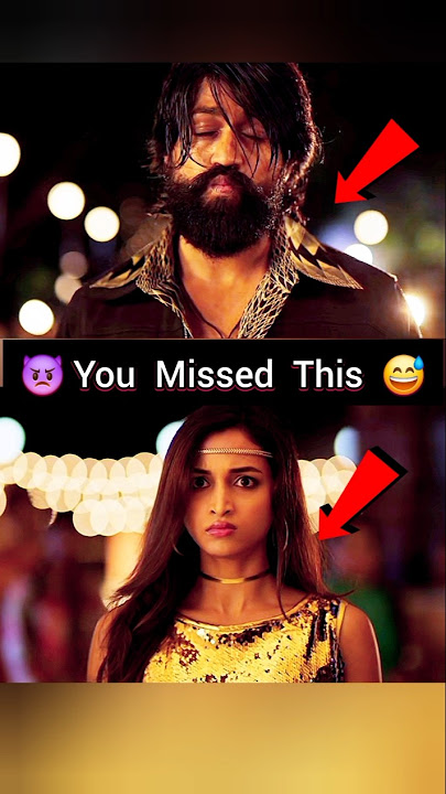 You Missed This In KGF Movie | Yash | Srinidhi | #shorts #kgf