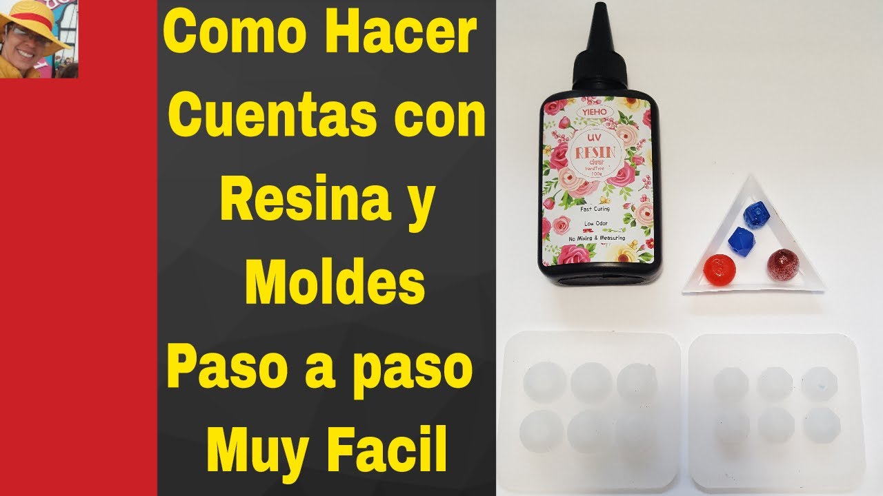 Como Hacer Cuentas con Resina y Moldes Paso a paso muy Facil - YouTube