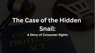 Case: Donoghue v. Stevenson (1932) | Consumer Protection Act