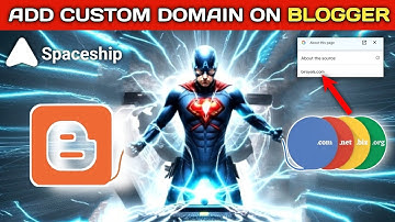 How to Add Custom Domain on Blogger | Blogger Custom Domain Spaceship #customdomain