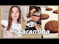 EVDE SAÇ KESİMİ, BROWNIE KURABİYE, TUVAL BOYAMA.. | Karantina Vlog 🎨