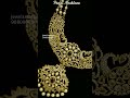 Exquisite Elegance: 3 Line Pearl Chain with Broad Peacock Pendant #jewellery #pearl #longnecklace