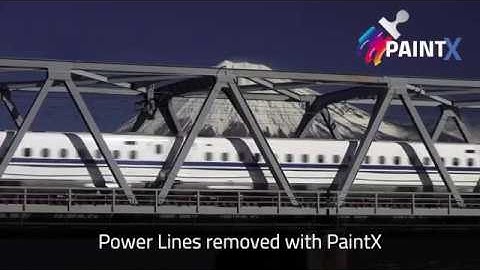 PaintX 1  Cloning to remove power lines