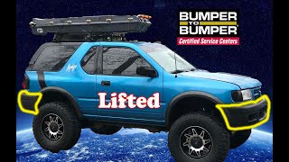 How to do a Bumper lift on 98 Isuzu Amigo