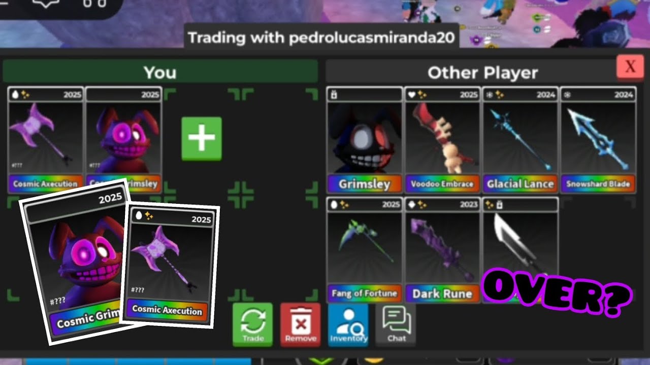 🌌Trading Offers For Cosmic Grimsley Set🌟 #15 | Survive the Killer