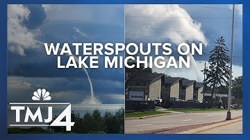 How does a waterspout form? Several spotted on Lake Michigan