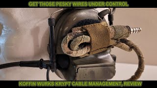 Koffin Wurks Krypt cable management, Review.