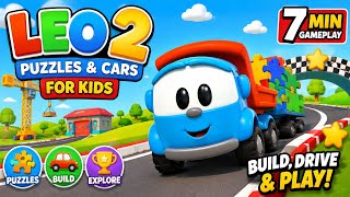 Leo 2 Puzzles & Cars for Kids Gameplay | Fun Learning Car Adventure screenshot 4