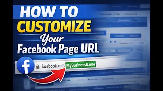 How to customize your Facebook Page URL