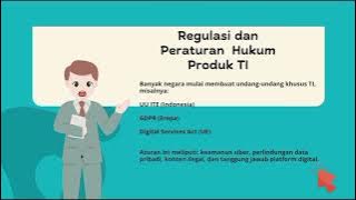 Aspek ekonomi dan hukum dari produk informatika