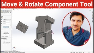 Move and Rotate Component Tool | SW Assembly Modeling | Tutorial 95