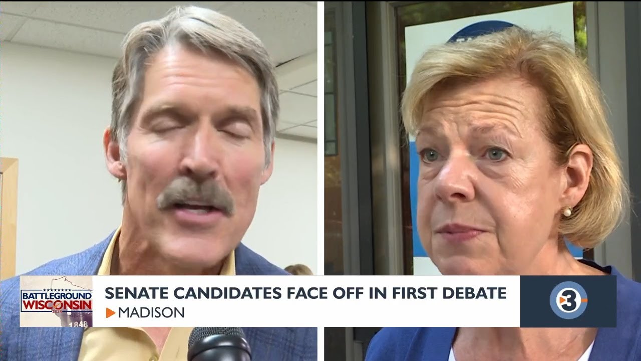 Senate candidates face off in first debate - YouTube