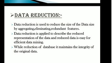 DWM- Data warehousing and Mining-BE CSE-IT- Data Reduction