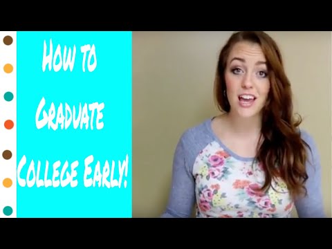 How to Graduate College Early | The steps IPrimary Schooled to do it myself!