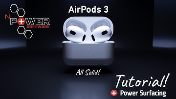 Advanced Surfacing - Modeling AirPods 3 | SOLIDWORKS