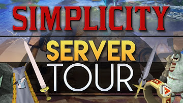 Simplicity : Server Tour : Grand Exchange, All Skills, Unique, Growing Fast