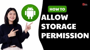 How To Allow Storage Permission In Android | Give Storage Permission Android ✅