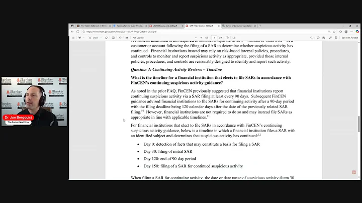 FinCEN offers clarification on bank Suspicious Activity Reporting (SAR)