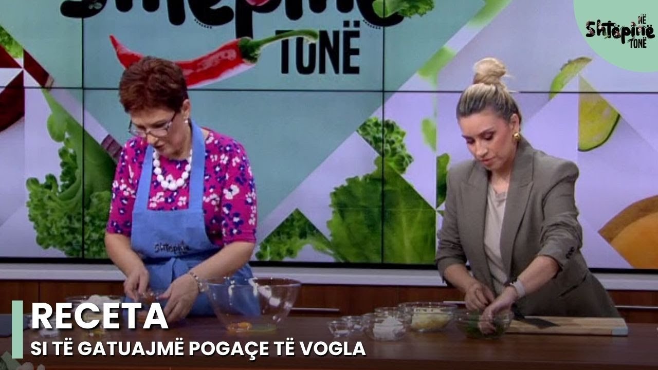 Si të gatuajmë pogaçe të vogla - Në Shtëpinë Tonë