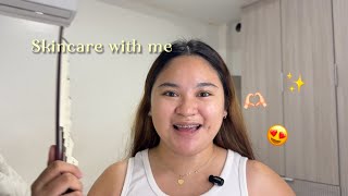 Skincare with me