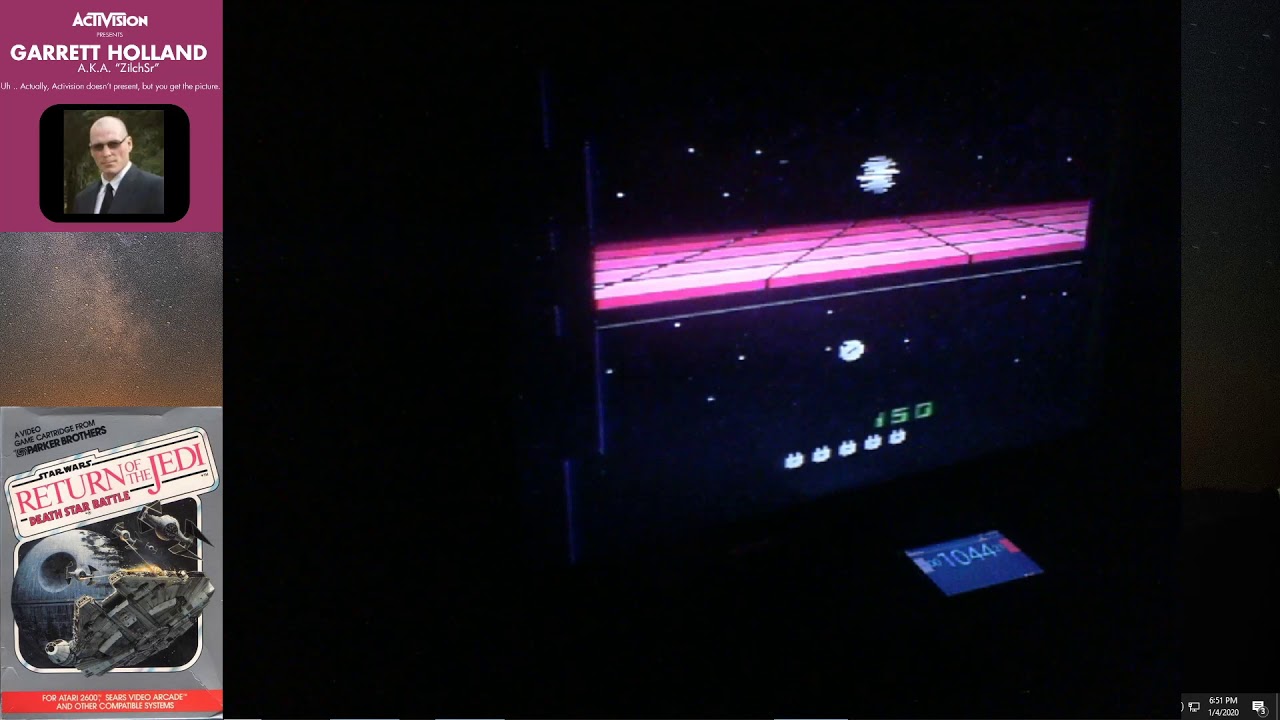 Lot 19 jeux Atari 2600+ ntsc Silver Demon Attack Star Wars Q