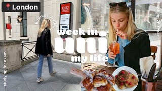 Week in my life at university in London  ☎ ⛅ studying for exam, eating yum food, fun & friends