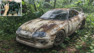 Rebuilding Toyota Supra RZ MK4 (919Hp)  Forza Horizon 5 | Thrustmaster T300RS gameplay