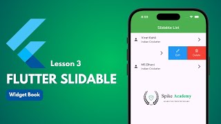 Swipe to Delete in Flutter with Slidable Widget | Flutter UI Tutorial