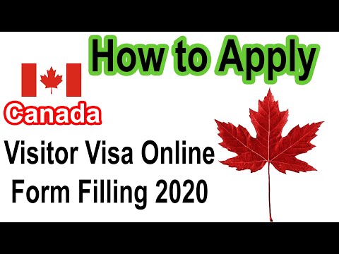 Come applicare il Canada Visitor Visa modulo online di riempimento 2020