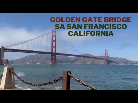 Video: Golden Gate Bridge View: Napakagandang Tanawin