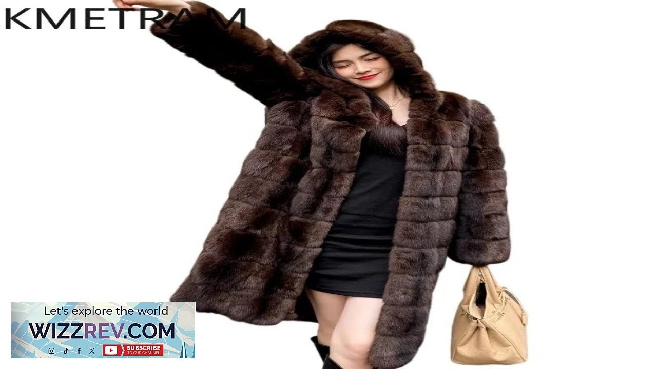 KMETRAM 100% Natural Sable Fur Jacket Woman High Quality Real Fur Coat