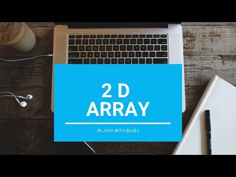 2D Array - Core Java || With BlueJ