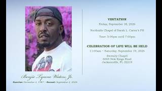 Celebrating the Life of Mr. Benjie Tyrone Waters, Jr.
