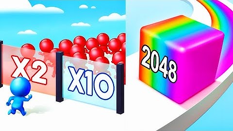 Mob Control vs Jelly Run 2048 - MAX LEVEL Gameplay Walkthrough (Android, iOS) NEW UPDATE