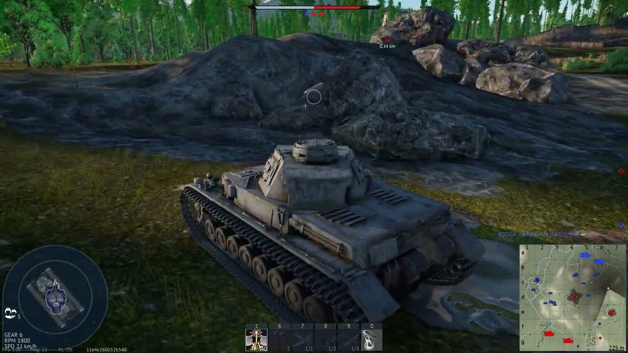 War Thunder Tank gameplay (no commentary) 144 YouTube