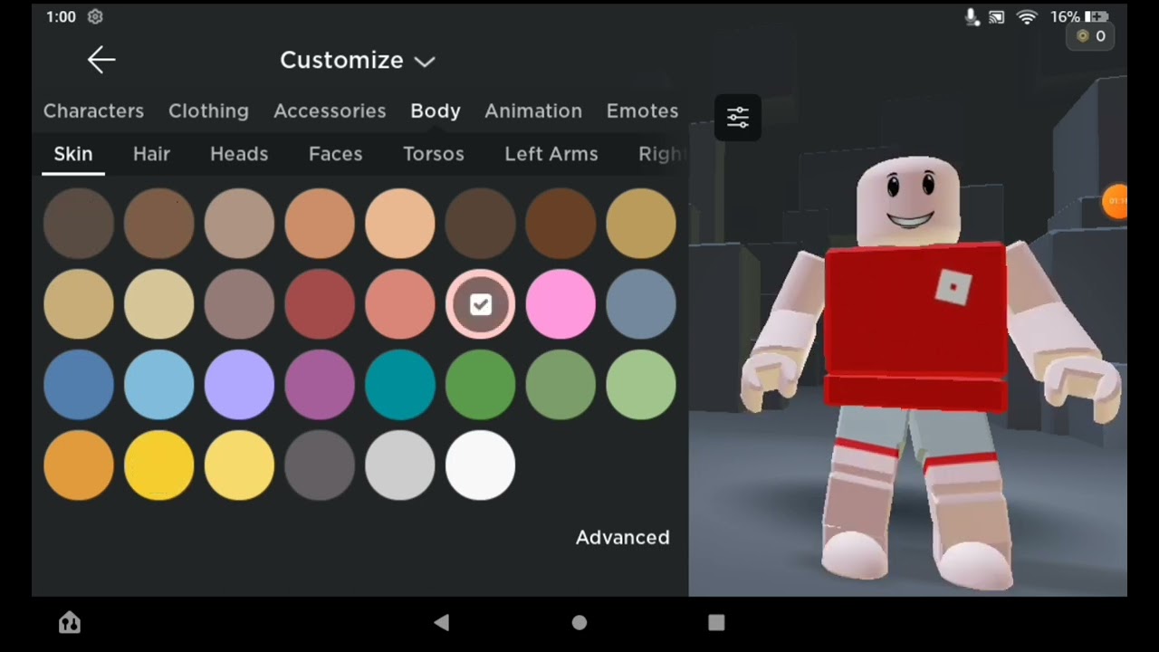 How To Change Your Color Of Your Body Parts In Roblox YouTube 