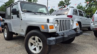 2004 Jeep Wrangler TJ (tour and startup)