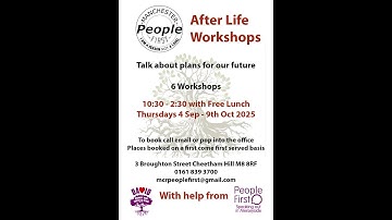 After Life Workshops - Oct 2025