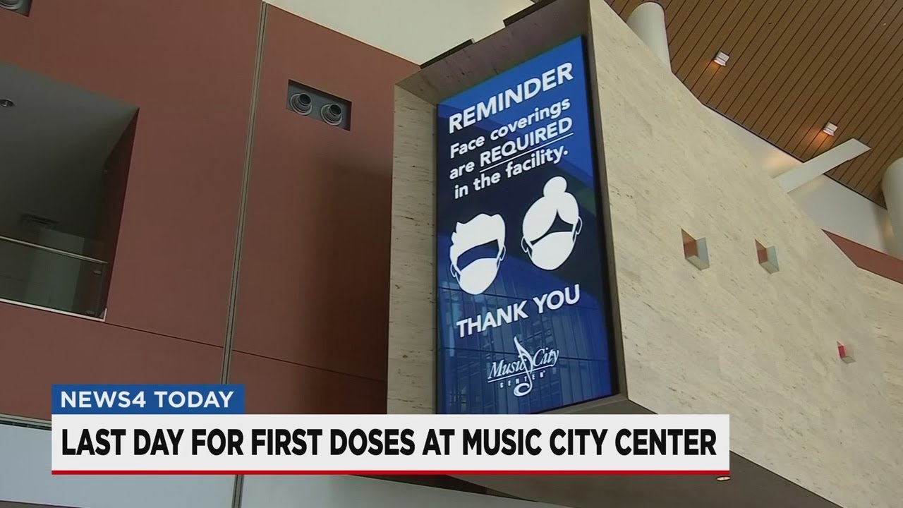 Last day for first doses at Music City Center