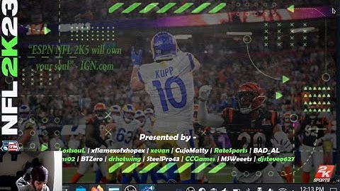 Tutorial on how to install NFL2k23 Mod on Steam Deck