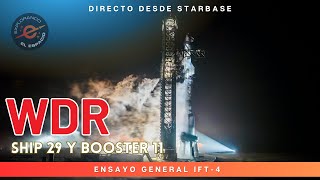 WDR (Ensayo General del Lanzamiento) SpaceX desde Starbase - Texas