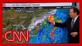 Dangerous storm approaches the Northeast US