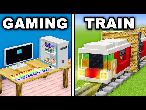 10 BUILDS HACKS pour T'AMÉLIORER sur Minecraft !