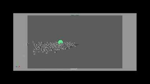 Tower Collapse Simulation with Maya Rigid Body