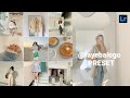 Fayebalogo inspired preset  instagram feed  lightroom presets