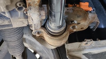 How to replace front anti roll bar bushes - Audi A6
