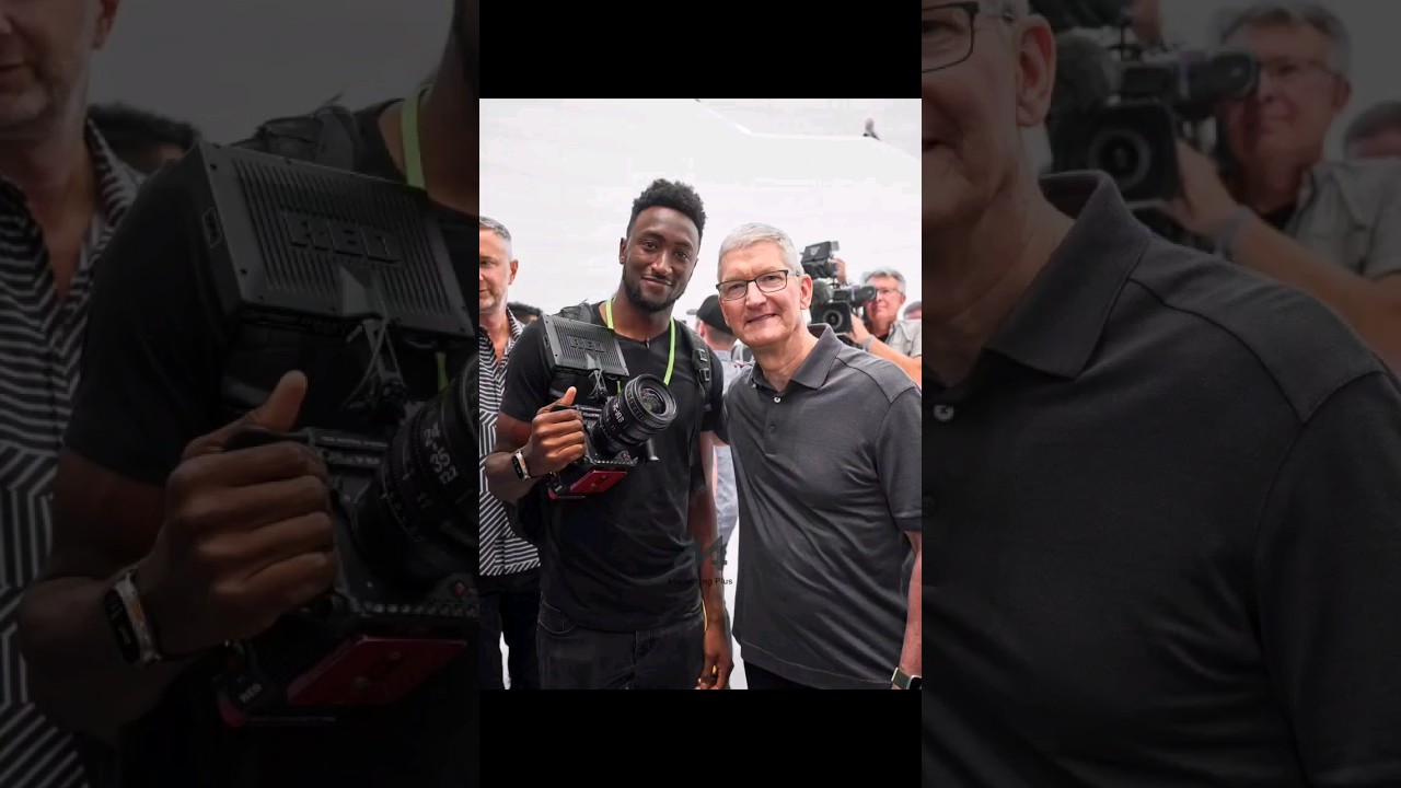 Marques Brownlee (MKBHD) Meets Tim Cook! 😲🍎