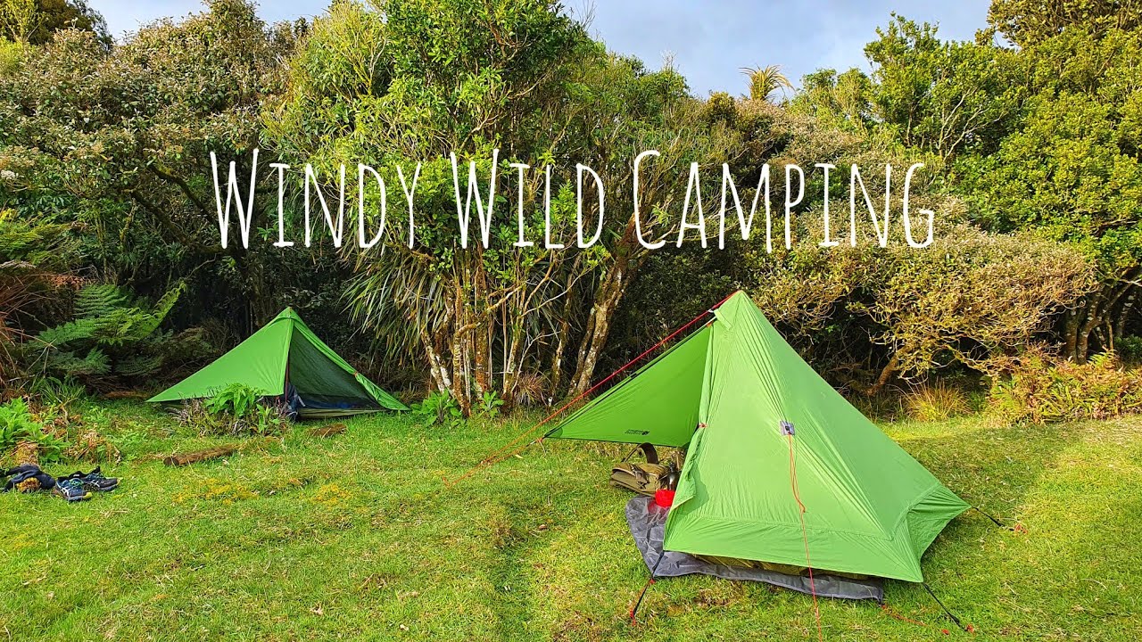 Windy Wild Camping in the New Zealand Backcountry