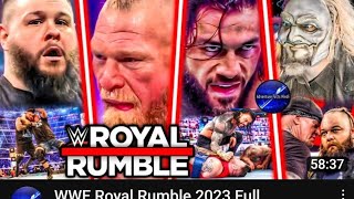 2023 ROYAL RUMBLE 2023 WWE smack down 2023 #video #youtube #wwe